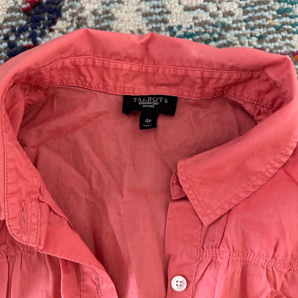 Talbots Button Down Tank - Picture 2 of 2